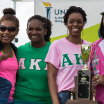 The Zeta Omega Omega chapter of Alpha Kappa Alpha Sorority won the 2013 UNCF Walk Divine Nine Greek Challenge Cup. The Greek Cup is awarded to the sorority or fraternity that raises the most money for the UNCF Walk.