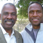 Attorney Everett Glenn with former client Willie Gault, who played 11 years with the Chicago Bears and the Oakland Raiders.