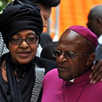 Winnie Mandela and Archbishop Tutu