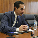 Julián Castro, the secretary of the Department of Housing and Urban Development talks about the importance of homeownership in the African American community. NNPA Phto/Freddie Allen.