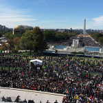 Thousands gathered to celebrate the 20th anniversary of the Million Man March on the National Mall in Washington, D.C. Photo/Monica Morgan/The Final Call.