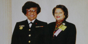 Vivian Lee, right, with the first African American woman Surgeon General Dr. Joycelyn Elders in 1994.