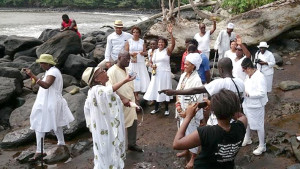 January 2016 Pilgrimage to Bimbia by members of Seattle Limbe Sister City Association and First AME Church Sarah Allen Sisterhood.