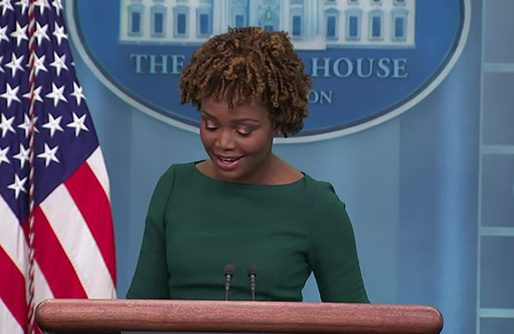White House Briefing (Walk Up)