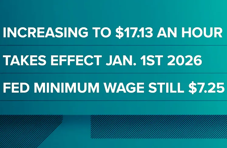 Washington State To Raise Minimum Wage To $17.13 Per Hour In 2026