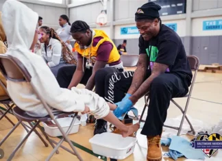 Baltimore Ravens’ Gift To Schoolkids: Clean Feet And New Kicks
