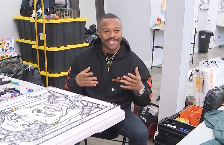 Artist’s New Exhibit “Freedom Fighters” Showcasing Important Black Figures For Black History Month