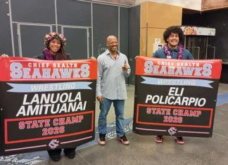 Chief Sealth Wrestlers Shine At State Tournament As Lanuola Amituanai Makes Program History