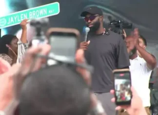 Jaylen Brown Holds Block Party To Say Farewell: “Boston, I Love You”