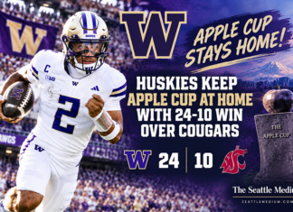 Huskies Keep Apple Cup At Home With 24-10 Win Over Cougars